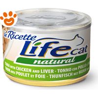 Life Cat Natural "Le Ricette" Tonnetto con Pollo e Fegatini - Life Cat Natural "Le Ricette" Tonnetto con Pollo e Fegatini - Lattina Da 150 Gr