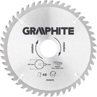 Lame de scie circulaire Graphite 55H603 160 mm 48 dents carbure