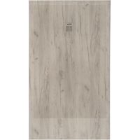 ONDEE - Plato de ducha NATURO - Recortable - Resina - Madera - Extra-plano - 90x170cm
