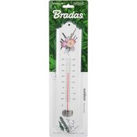 Termometro da esterno in metallo, linea bianca, 30 cm, Bradas 9691