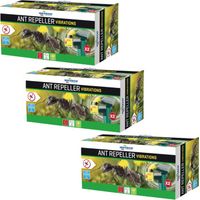 PACK WEITECH 3x Répulsif à fourmis à ultrasons Surface 2x400m² vibrations