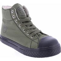 Chaussures de Sécurité Hautes - Kaki, Semelles Antidérapantes Noires - Fashion Security - Confort et Style - 46 - Taille 46