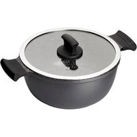 Pfanne - INOXIBAR - Serie Absolut Black - 20 cm - Edelstahl - Alle Herdarten kompatibel