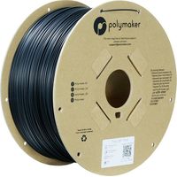 Polymaker PA02037 Polymaker PolyLite PLA Filament True Black 1.75 mm / 3kg Filament PLA rigidité élevée, résistance élevée à la traction 1.75 m Q253053