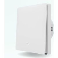 Interrupteur connecté ZigBee - 1 bouton - sans fil neutre