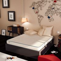 Baldiflex Matelas Orthopedique H 18 Cm, Basic avec poignees et Revetement Hypoallergenique, mesure 90x190 cm