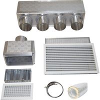 Kit complet pour la distribution d'air en gaine Kit 4 voies compl.x distribution d'air en gaine