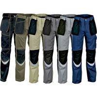 Cofra Bricklayer Arbeitshose - 50 (EU) - Schwarze