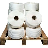 Los von 12 Umreifungsbander Geflochtenes 16 mm x 850 m enthält 2 GRATIS - Hochfestes Umreifungsband 450kg - TECPLAST LFT2
