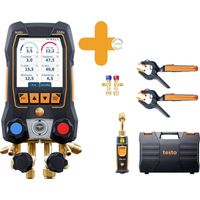 Testo – Manomètre numérique de dépressurisation – Plage de mesure -1 à 60 bar – Température -50 à 150 °C – Écran tactile capacitif – Bluetooth 5.0