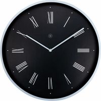 NEXTIME 7329ZW. OROLOGIO DA PARETE, Nero. Unisex.