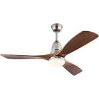 Ventilador de techo con led EOLO 3 palas de madera