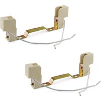 2PCS Ceramics Lamp Base Socket Lamp Holder Conveter Connector For T3 Halogen Light Bulb, 118mm