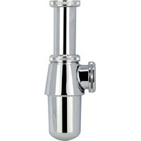 Siphon de lavabo en laiton Ø32 Wirquin 30724027, gris
