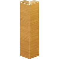 Ilcom FCL Außenecke für FC-Sockelleiste aus Edelstahl 60mm x 20mm x 10mm - Gold satiniert