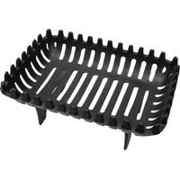 Arden Fireside Accessory Log/Coal Grate, Black, Cast-Iron, 16"