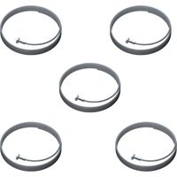 Pack de 5 câbles en acier + solid slider 2 mm pour cimaise - Accrochage Tableau Artiteq 500 cm