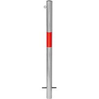 Poste barrera para encementar Ø 60 mm galvanizado al horno