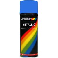 Peinture carrosserie bleu gris métallisé, Renault J47, 400ml - Motip