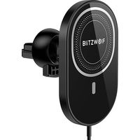 BlitzWolf BW-CW4 15W Kabelloses Laden KFZ-Handyhalterung Smartphonehalterung fürs Auto Schwarz