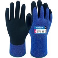 Gants 51-818 PRO Jauge 10 isolant chaud/froid et anticoupure bleu taille 10 - la paire - XCELLENT