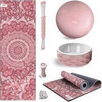 Yoga Zubehör Set 6 Rosa KITWELL600 FITFIU FITNESS