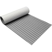 2400x600x5mm Tapis de Bateau Yacht Decking Tapis Teck Feuille EVA Mousse Gris Jmax