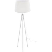Lampada da terra treppiede bianca con paralume Tripod bianco DECOBI2736