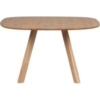 Table à manger en bois clair FSC 130x130cm TAURO