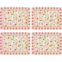 Cath Kidston Strawberry Set of 4 Cork Backed Placemats