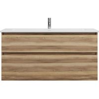 burgbad Lin20 Lavabo bajo para lavabo blanco brillante con mueble