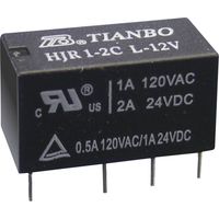 Tianbo Electronics HJR1-2C-L-24VDC Printrelais 24 V/DC 2 A 2 Wechsler 1 St.