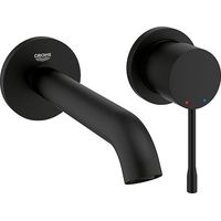 Wand-Waschtischmischer Grohe Essence, Ausladung 183 mm, phantom black - 29192KF1