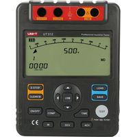 UNI-T UT512 TESTEUR DE RÉSISTANCE D'ISOLATION 500 V 2500 V 9999 AFFICHAGE DES MESURES PI/DAR FONCTIONS DE COMPARAISON DES MESURE