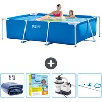 Intex Piscina con struttura Rettangolare - 220x150x60 cm - 7-pezzi SCB72