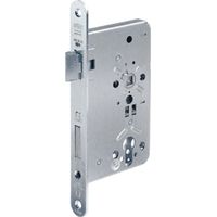 BKS cerradura cortafuegos B-1206 24/65/72/9mm DIN R 24mm redonda plata - B-12060-37-R-2