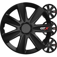 Radkappen, 4er-Set, GTX Schwarz Carbon, 14 Zoll, Box