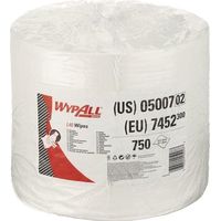 WYPALL Wischtuch WYPALL L40 7452 L.ca.315 mmxB.ca.310mm weiß 1-lagig 750 Tü./Rl.WYPALL
