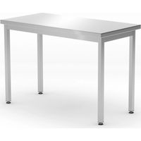 Piano di lavoro centrale da cucina in acciaio Budget Line 1000 x 600 x 850 mm - Hendi 817070