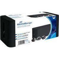 Mediarange MRCS306 organizador de cables negro duradero