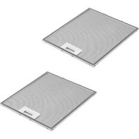 Kit 2 Filtros Aluminio Fagor Medidas 26,5 x 30,5 cm Recambio Original KE0001781 Filtros Antigrasa Metálicos con Pestaña