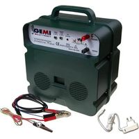 Gemi Elettronica – Électrificateur de clôture électrique 5 km – Double alimentation 12V/220V – 10000V – 6J – Pour chevaux, chiens, sangliers, vaches, porcs, poules