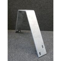Fixation murale forte charge acier galvanise epaisseur 8mm deport 650mm pour mât Ø 76mm (non incl) TONNA