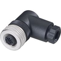 Hirschmann 933 172-100-1 Sensor-/Aktor-Steckverbinder, unkonfektioniert M12 Buchse, gewinkelt Polza