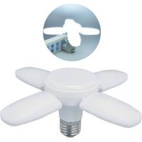 Luminaire LED pliable pour garage, atelier et entrepôt - Éclairage puissant et réglable