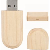 Clé USB Bois Portable Mini avec Boîte - Mémoire Flash 16GB CM100021 pour Ordinateur