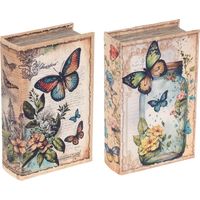 Signes Grimalt Cajas De Libro Decoracion Caja 2U Cajas Libro Multicolor 11x17x5cm 37398