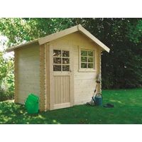 Abri de jardin SARAN en bois 4,79 m², Toiture Shingle gris, Plancher Non