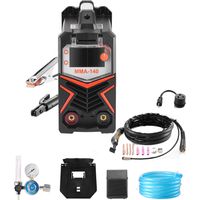 Mophorn Poste à souder TIG 225 A, appareil de soudage polyvalent 6 en 1 avec grand écran LED, modes TIG AC/DC, pulsé AC/DC, soudage par points et MMA, équipé d'un onduleur IGBT