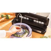 Magic Vac Compact aparato de envasado al vacío negro 110W